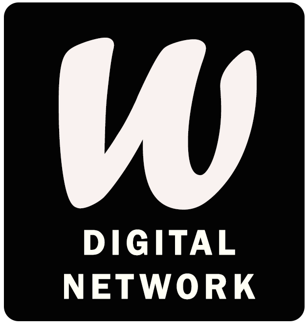 W Digital Network logo white